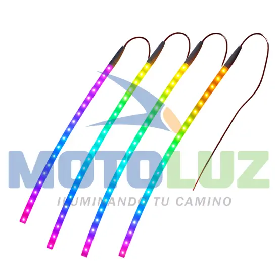 TIRA LED 30CM MULTICOLOR CORREDIZA
