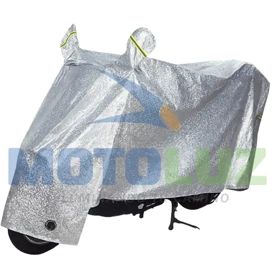 FUNDA PARA MOTO XL - PLATA