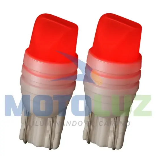 FOCO LAGRIMA T10 LOZA CORTADORA - ROJO